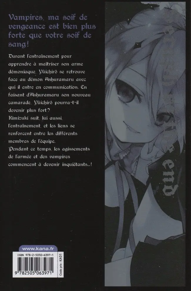 Verso de l'album Seraph of the End 6
