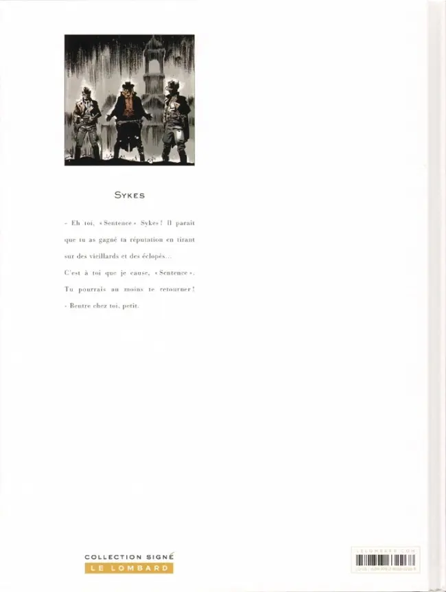 Verso de l'album Sykes