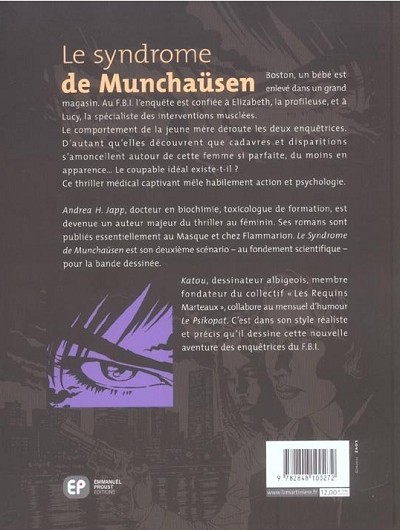 Verso de l'album Le Syndrome de Munchaüsen