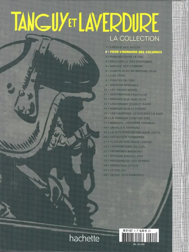 Verso de l'album Tanguy et Laverdure - La Collection Tome 2 Pour l'honneur des cocardes