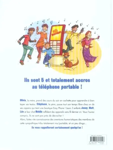 Verso de l'album La Tribu des Insu'Portables Tome 1