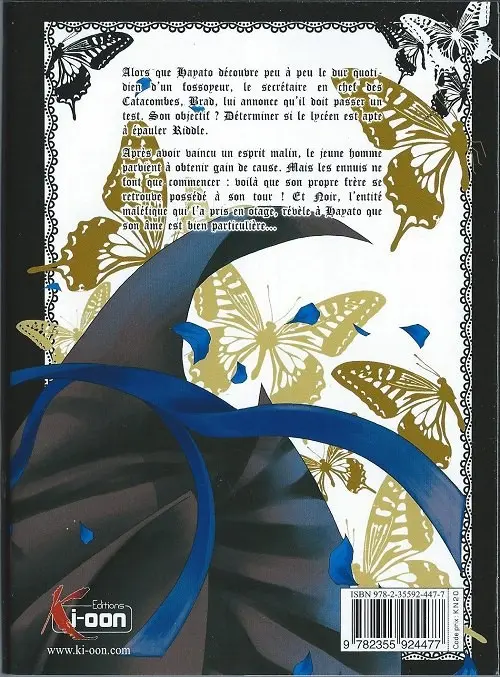Verso de l'album Undertaker riddle 2