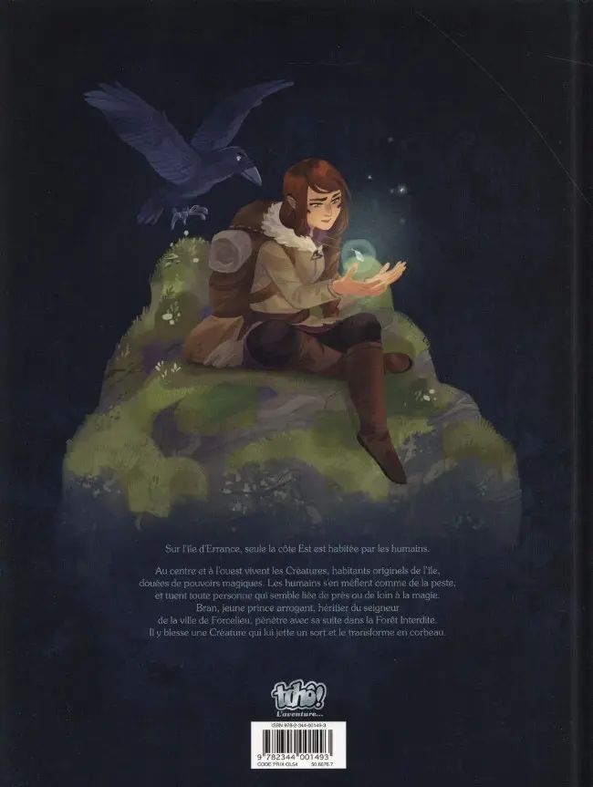 Verso de l'album Une histoire de l'île d'Errance Tome 1 Bran