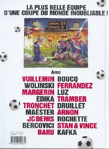 Verso de l'album Vive le foot !