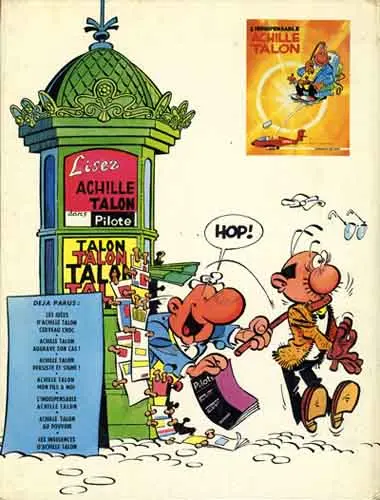 Verso de l'album Achille Talon Tome 7 Les insolences d'Achille Talon