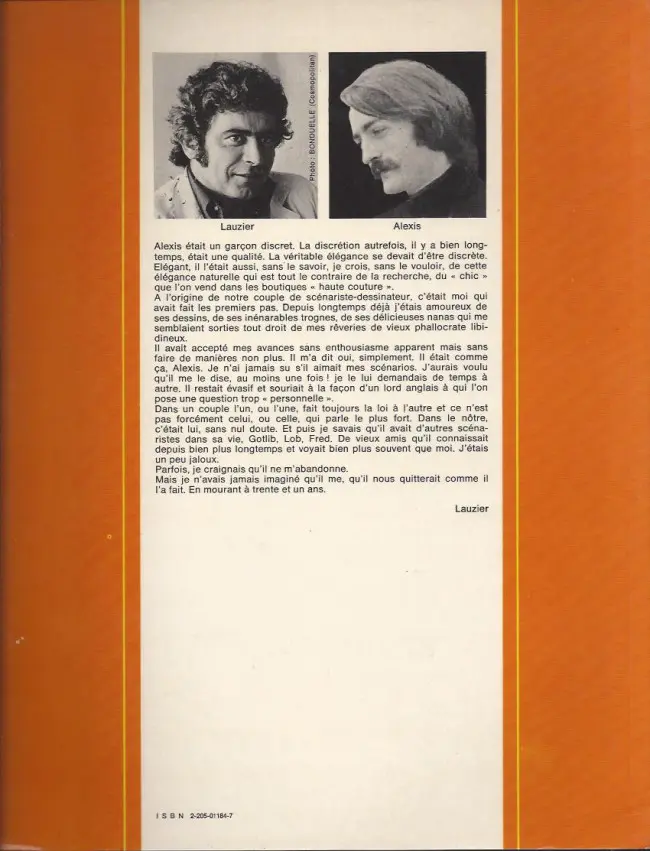 Verso de l'album Al Crane Tome 2 Le retour d'Al Crane