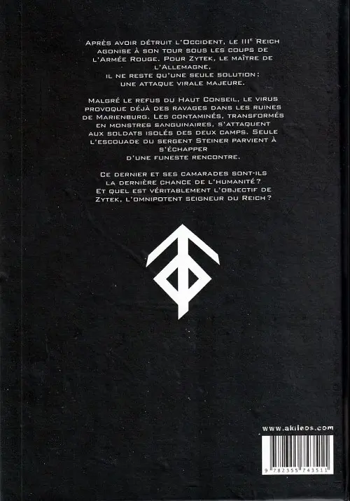Verso de l'album Block 109 Tome 1