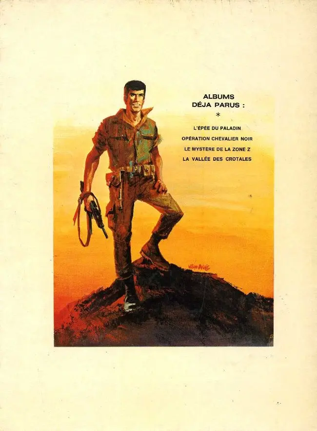 Verso de l'album Bob Morane Tome 10 Opération chevalier noir