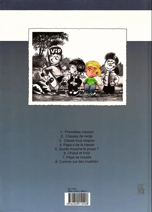 Verso de l'album Cédric Tome 6 Chaud et froid