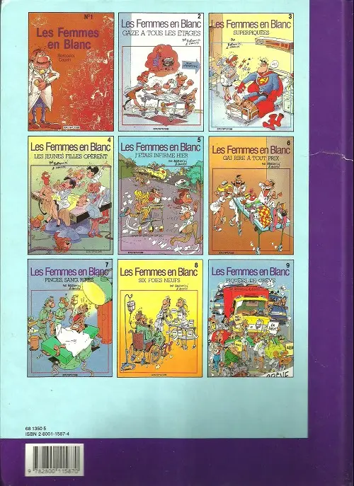 Verso de l'album Les Femmes en Blanc Tome 4 Les jeunes filles opèrent