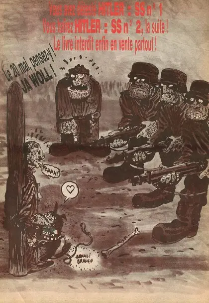 Verso de l'album Hitler=SS