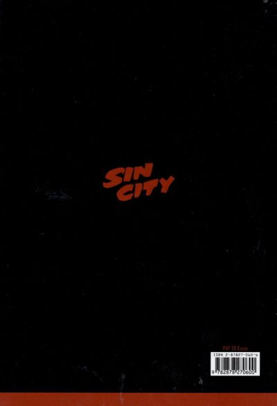 Verso de l'album Sin City Tome 4 Cet enfant de salaud