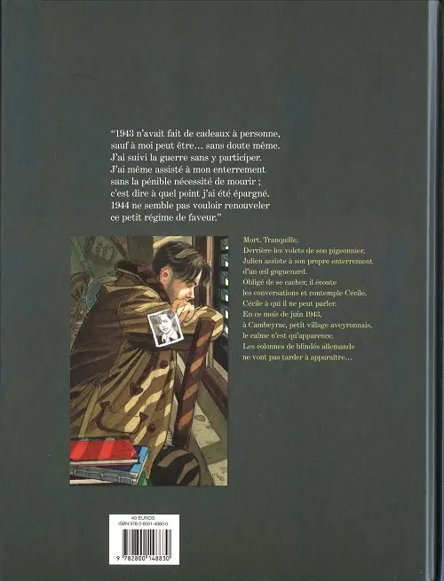 Verso de l'album Le Sursis Intégrale