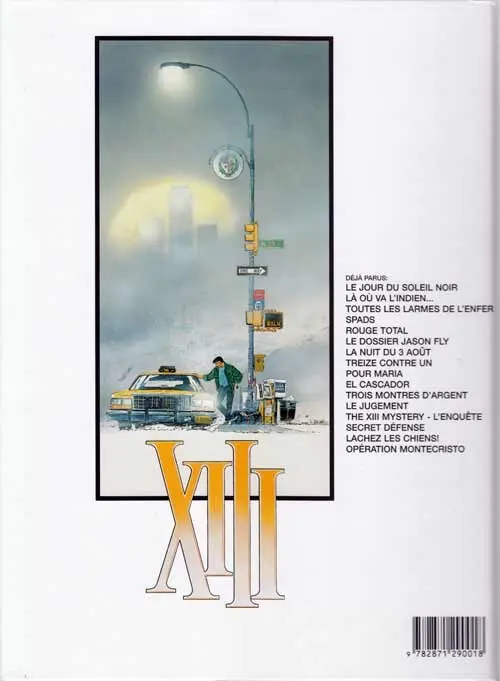 Verso de l'album XIII Tome 2 Là où va l'indien...