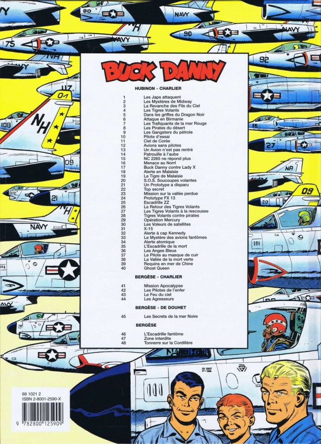 Verso de l'album Buck Danny Tome 48 Tonnerre sur la Cordillère