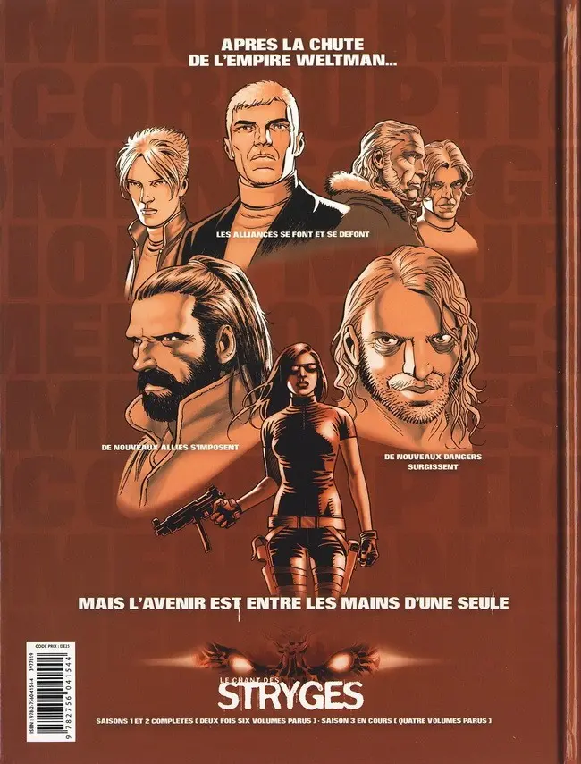 Verso de l'album Le Chant des Stryges Tome 16 Exécutions