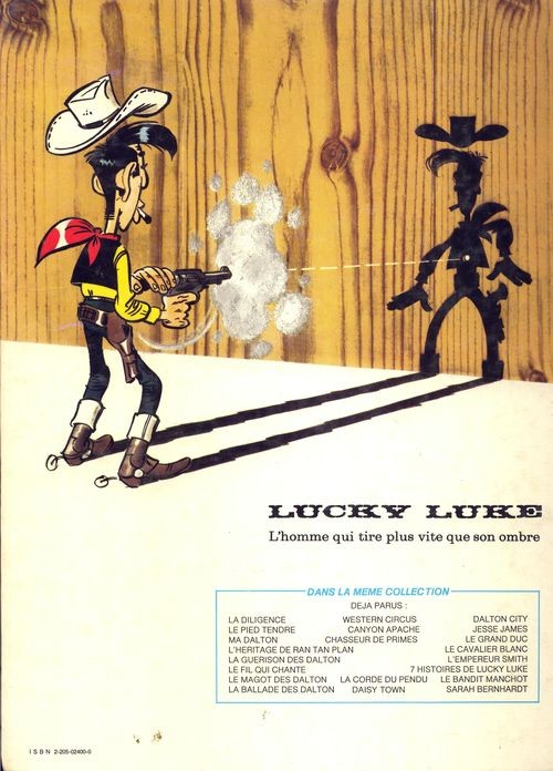 Verso de l'album Lucky Luke Tome 51 Daisy Town