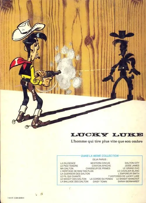 Verso de l'album Lucky Luke Tome 51 Daisy Town