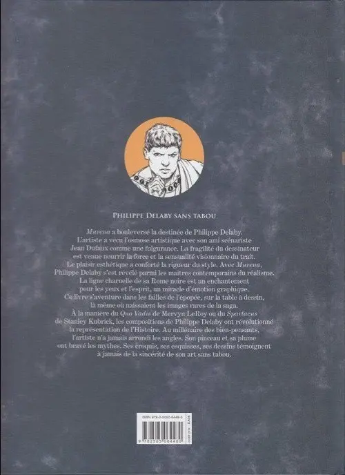 Verso de l'album Murena Artbook