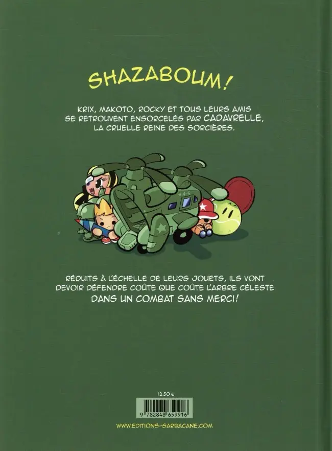 Verso de l'album Battle toyz Tome 1 L'arbre céleste