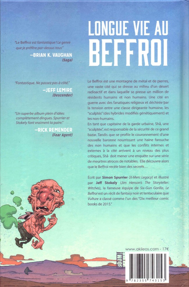 Verso de l'album Le Beffroi