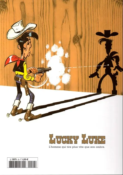 Verso de l'album Lucky Luke La collection Tome 29 L'alibi