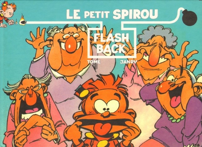 Verso de l'album Spirou et Fantasio Flash Back