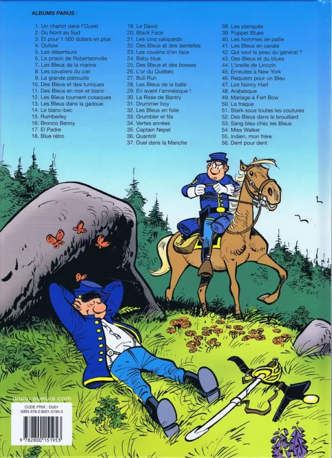 Verso de l'album Les Tuniques Bleues Tome 56 Dent pour dent
