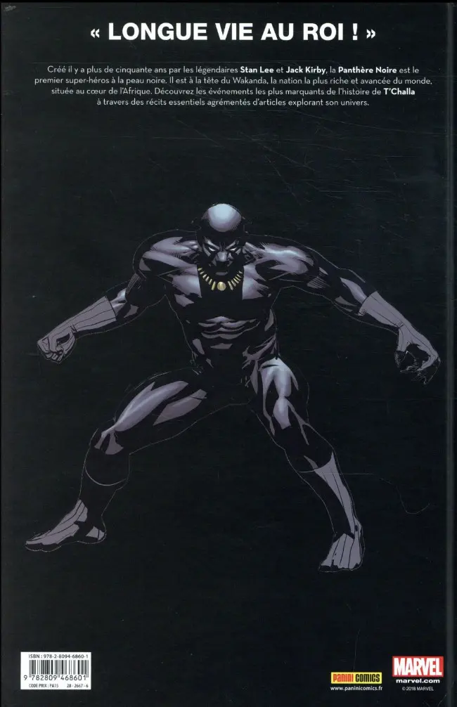 Verso de l'album Black Panther Je suis Black Panther