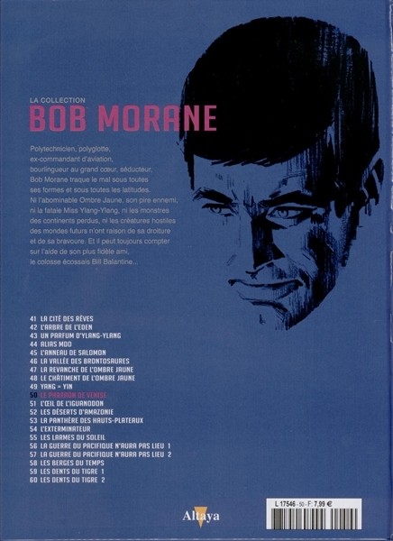 Verso de l'album Bob Morane La collection - Altaya Tome 50 Le pharaon de Venise