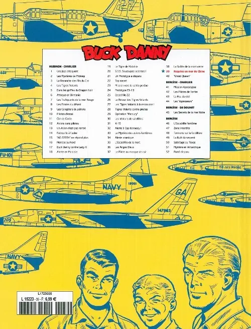 Verso de l'album Buck Danny Tome 39 Requins en Mer de Chine