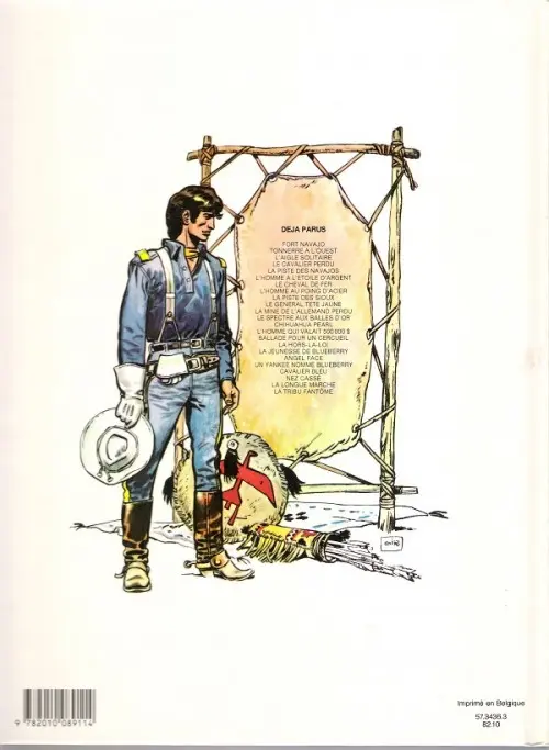 Verso de l'album Blueberry Tome 19 La Longue Marche