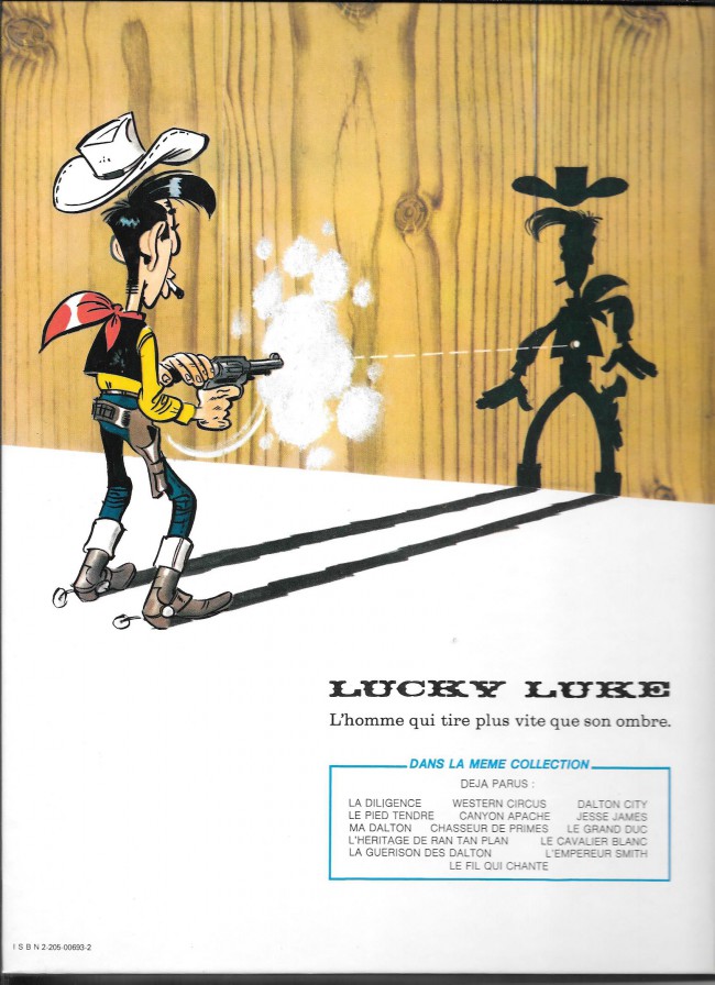 Verso de l'album Lucky Luke Tome 40 Le Grand Duc