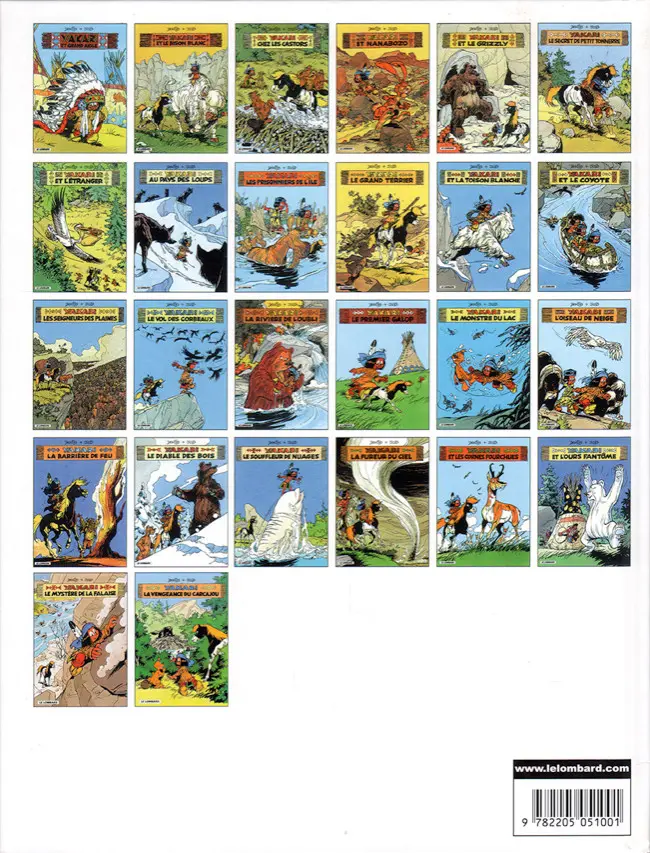 Verso de l'album Yakari Tome 18 L'oiseau de neige