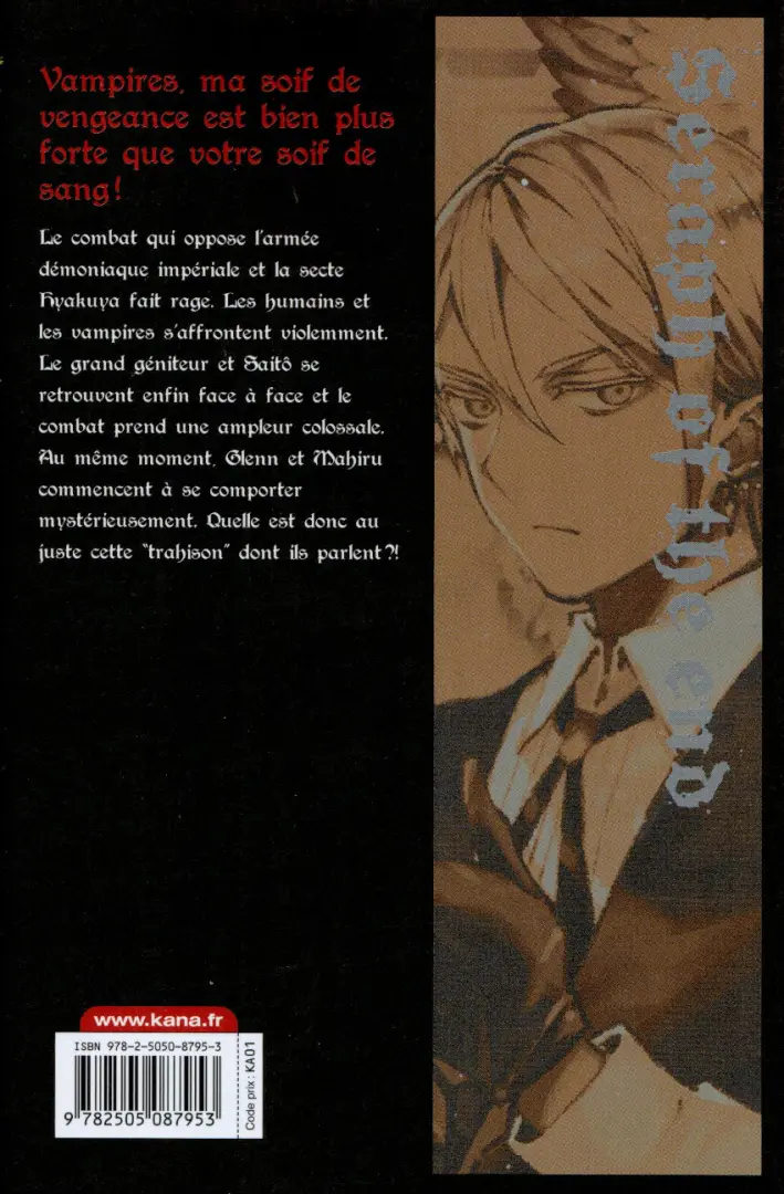Verso de l'album Seraph of the End 20