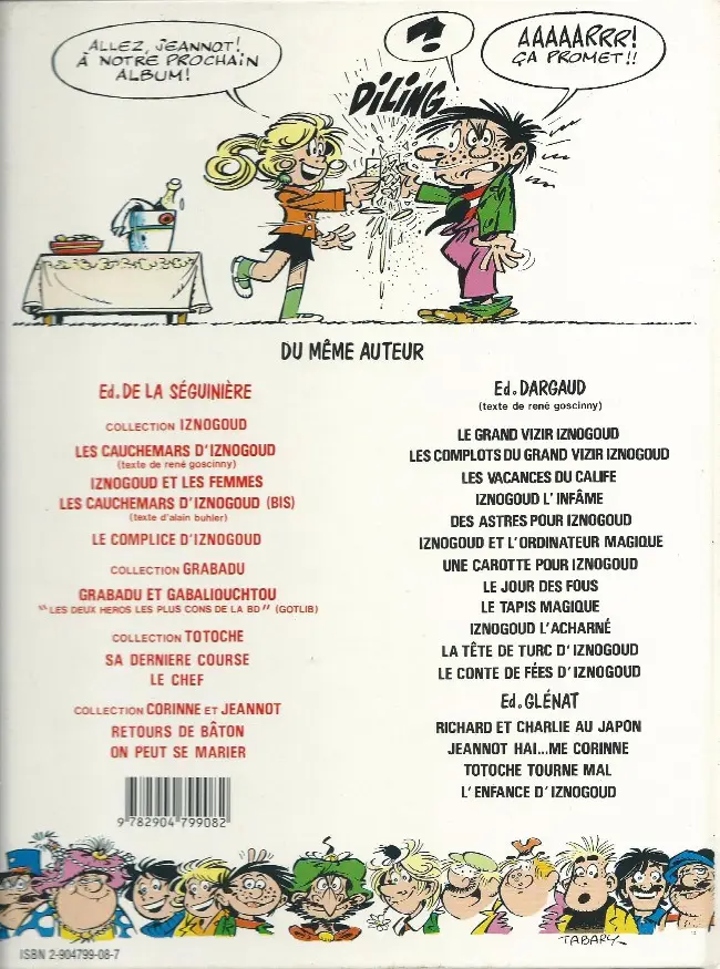Verso de l'album Corinne et Jeannot Tome 1 On peut se marier...