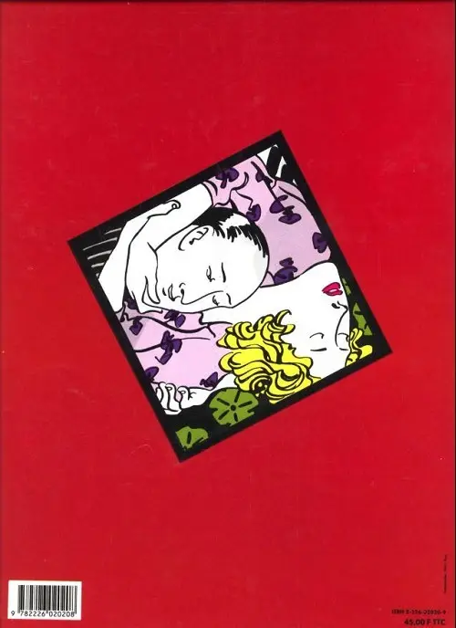 Verso de l'album Carré noir sur dames blanches