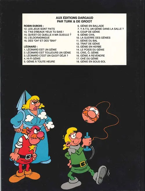 Verso de l'album Robin Dubois Tome 12 Les jeux sont faits