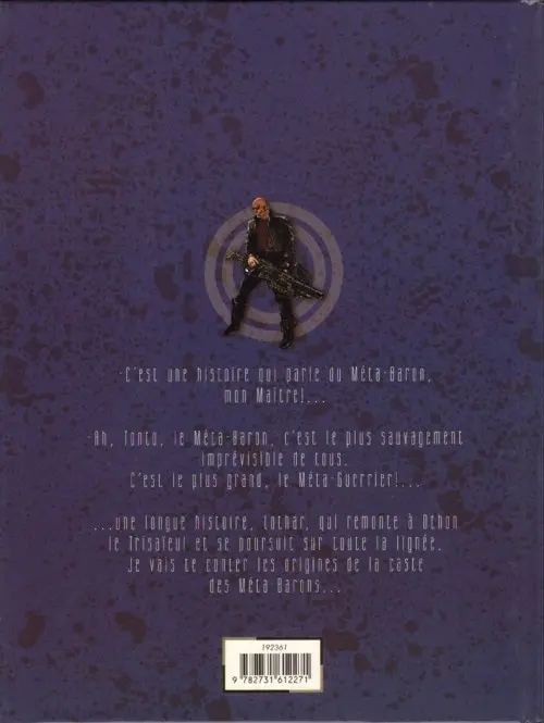 Verso de l'album La Caste des Méta-Barons Tome 4 Oda la bisaïeule