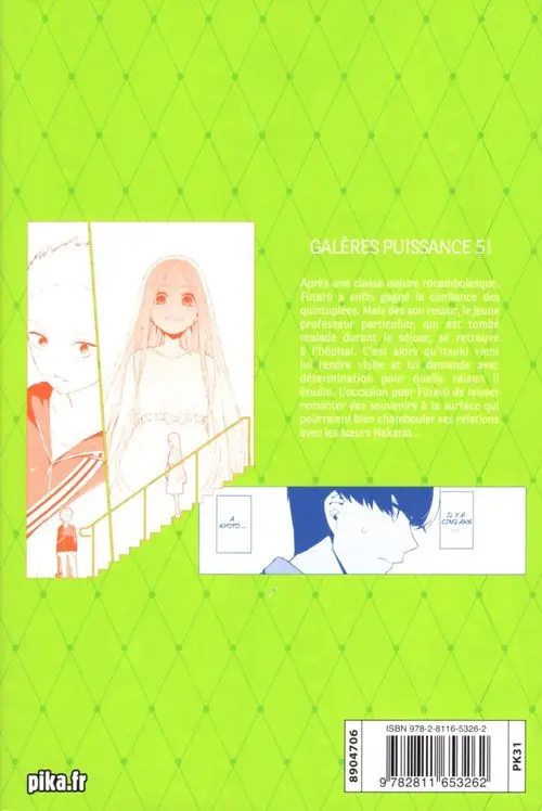 Verso de l'album The Quintessential Quintuplets 5