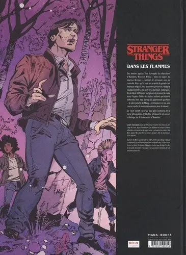 Verso de l'album Stranger Things Tome 3 Dans les flammes
