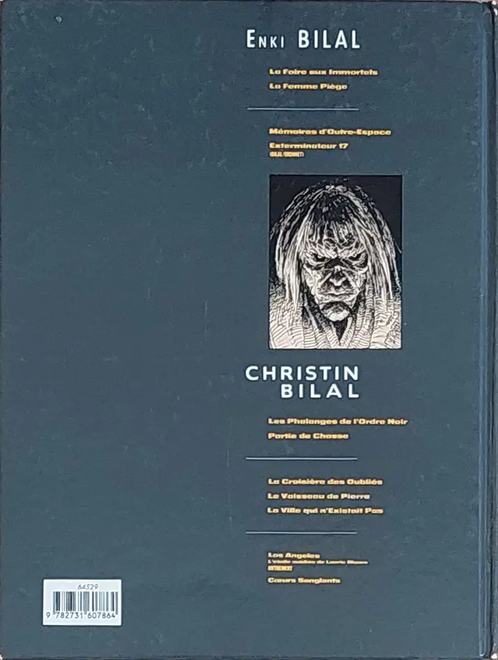 Verso de l'album La Croisière des oubliés