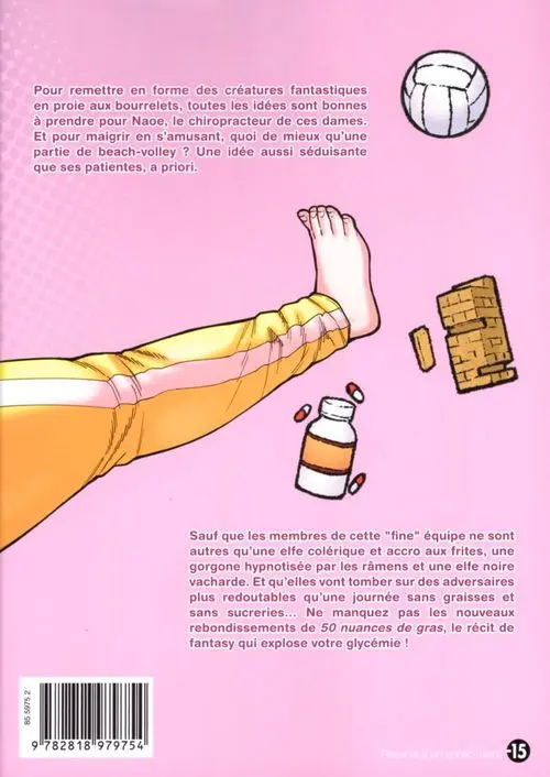 Verso de l'album 50 nuances de Gras - L'elfe qui aimait trop les frites 6