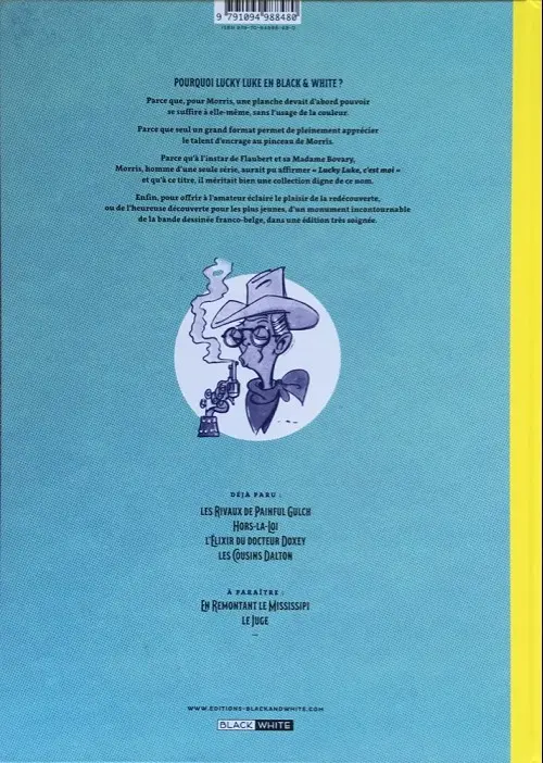 Verso de l'album Lucky Luke Tome 12 Les cousins Dalton