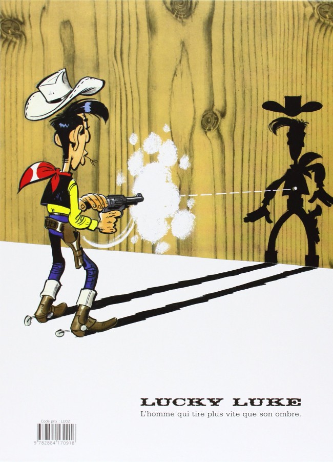 Verso de l'album Lucky Luke Tome 36 Western Circus