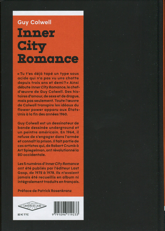 Verso de l'album Inner City Romance
