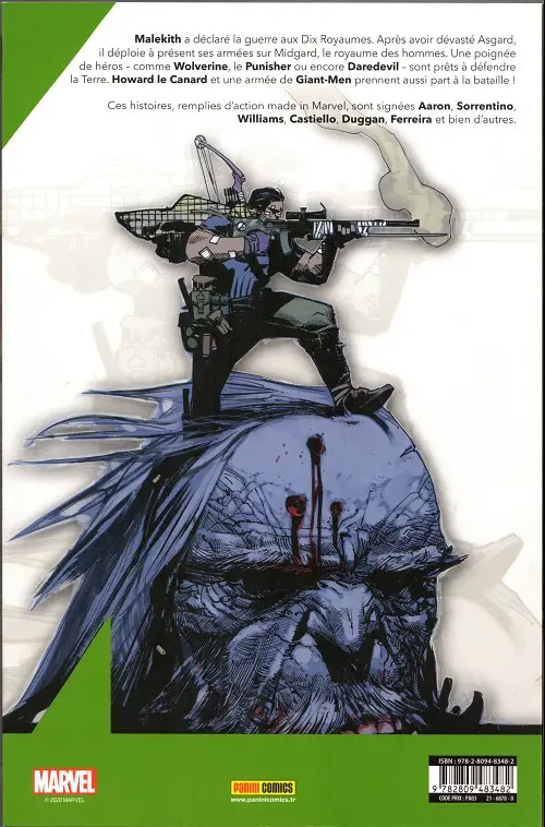 Verso de l'album War of the Realms 1.5 La Guerre des Royaumes (2/6)