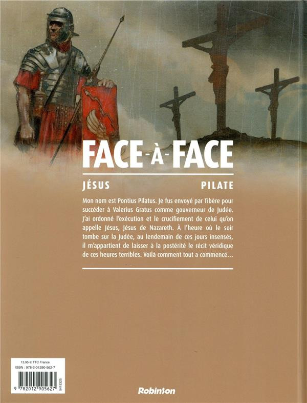 Verso de l'album Face-à-face 2 Jésus - Pilate