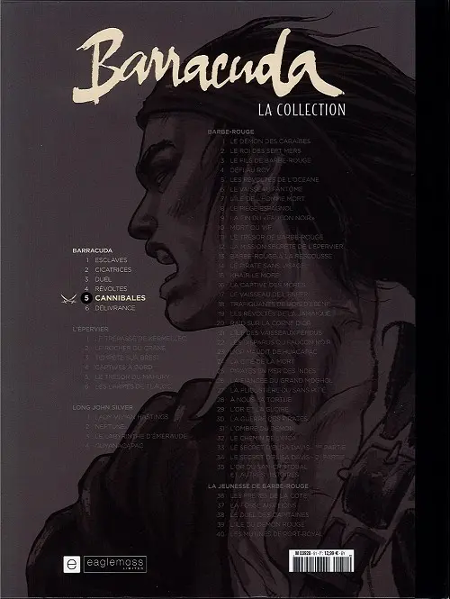 Verso de l'album Barracuda Tome 5 Cannibales