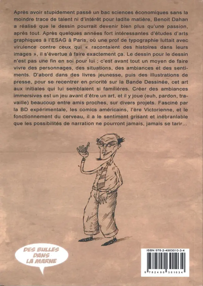 Verso de l'album Artbook